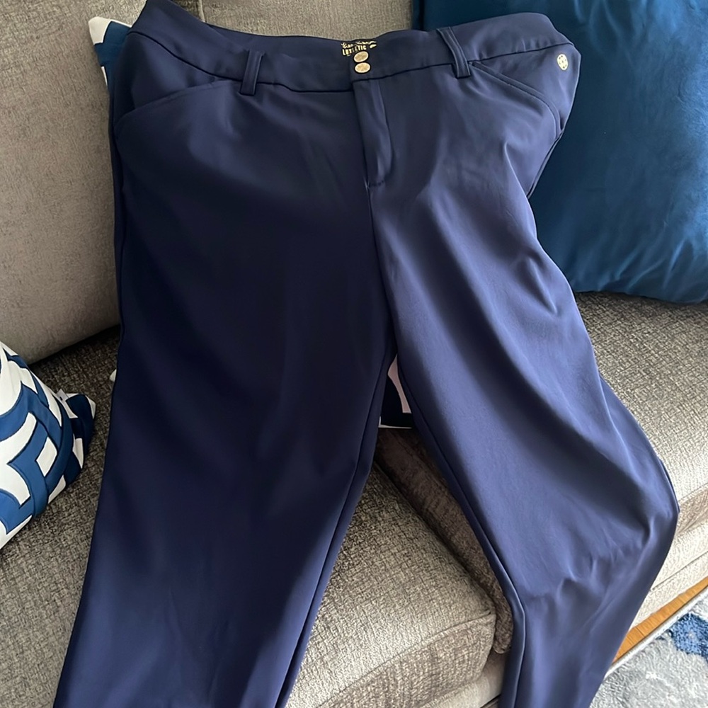 VGUC Lilly Pulitzer Navy Blue Cameron pant size 16